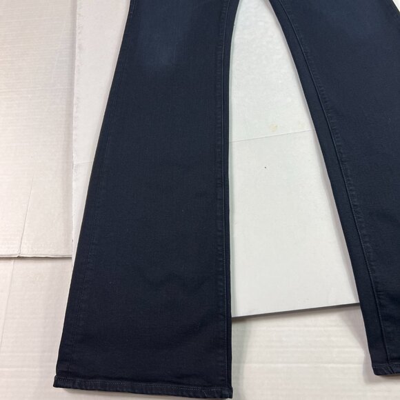 Adriano Goldschmid Jean Womens 30x33* Angel Boot Cut Low Rise Blue Denim Tag 29R - Picture 6 of 16